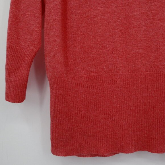 Knitted & Knotted Wool Alpaca Sweater Womens M Coral Soft Girl Coquette Romantic - Picture 12 of 16